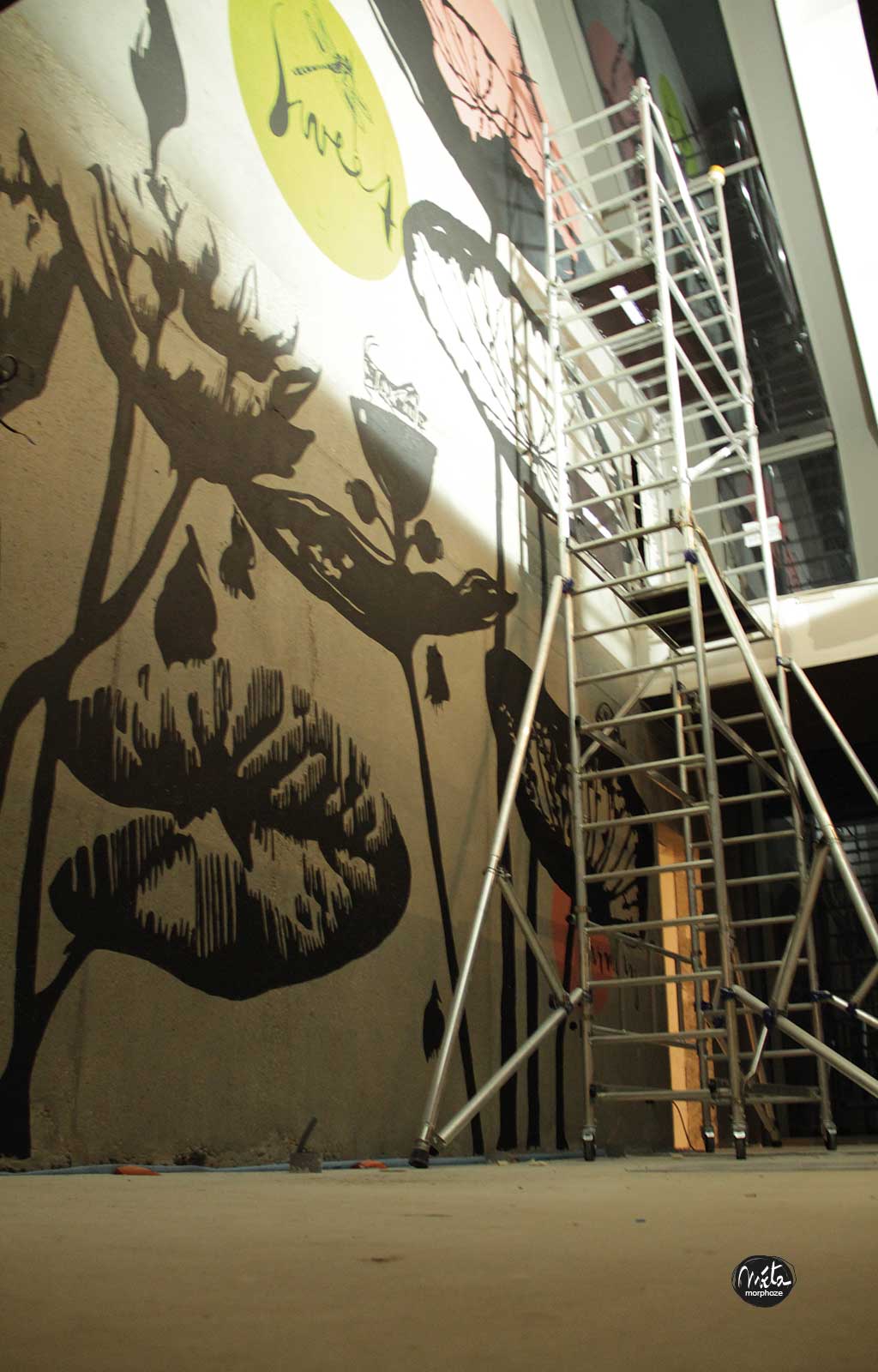 Les coulisses de l'une de nos réalisations. Une fresque monumentale sur ...