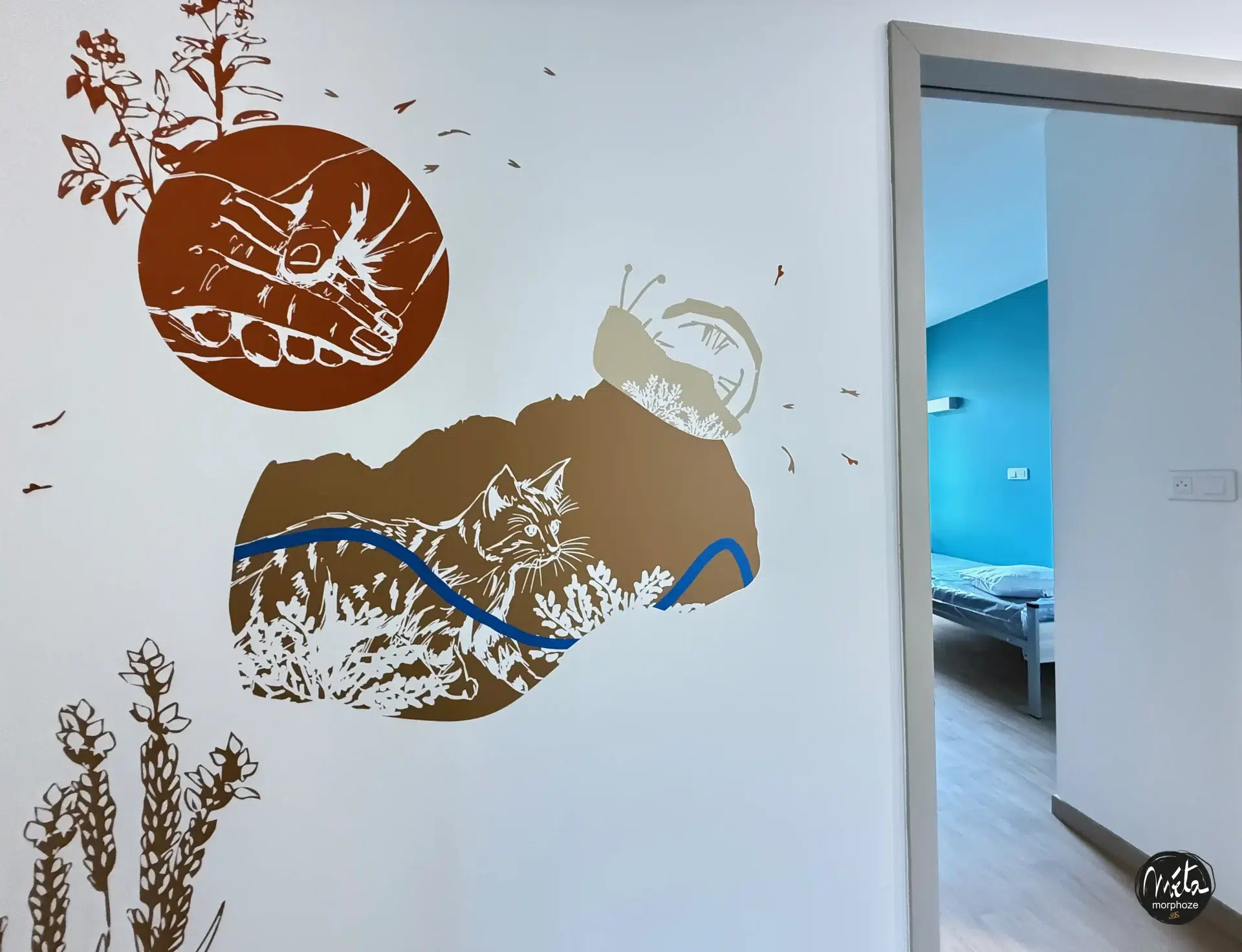 Décor mural et signalétique pour enfant