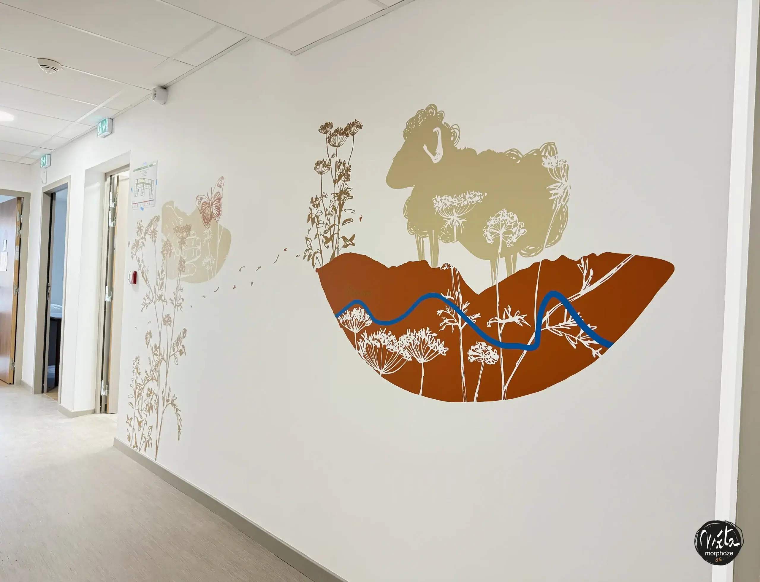 Décor mural et signalétique pour enfant