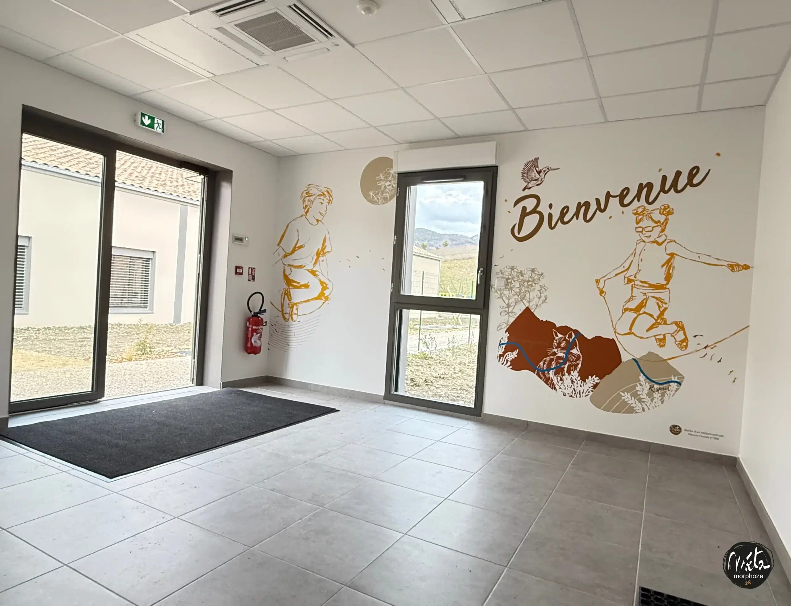 Décor mural et signalétique pour enfant