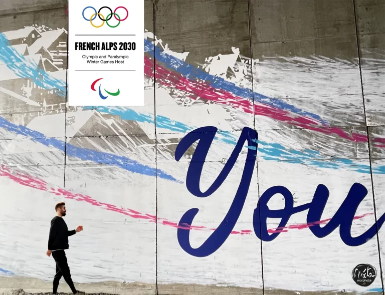 Une fresque monumentale à Méribel : immersion au cœur de l’émotion alpine